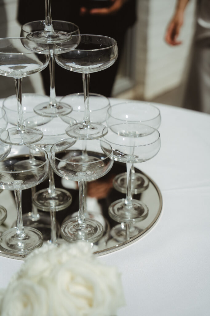 champagne tower im kasteel bloemendal