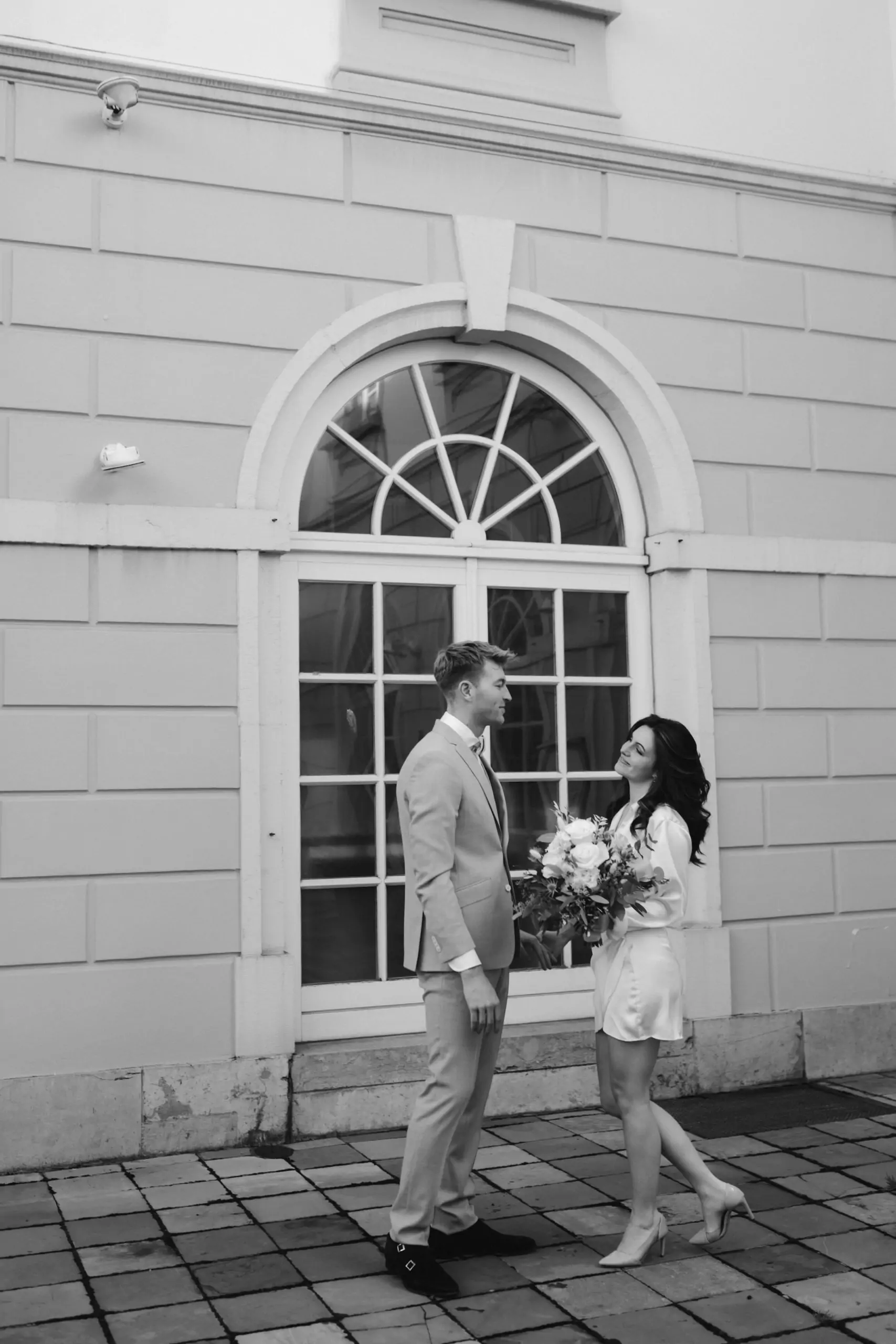 Brautpaar bei einer Hochzeit im Alten Rathaus Eschweiler in der Nähe von Aachen